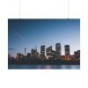 92408-1148.jpg Buildings in the Night Poster