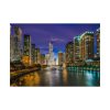 92408-1152.jpg Chicago Illinois River Water Reflections Poster