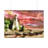 92408-1183.jpg Lighthouse Art by Santiago Lopez Ballesteros Poster
