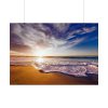 92408-1203.jpg Sunset and Ocean in California Poster