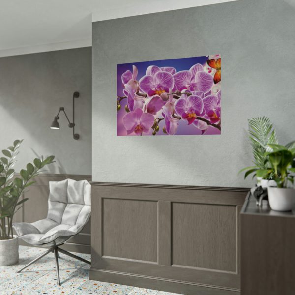 Orchids Flowers Poster