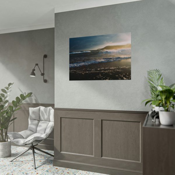 Sunlight on the Ocean Poster