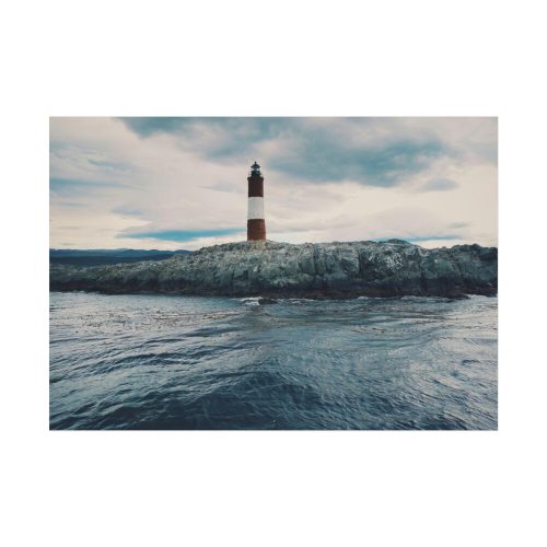 92408-1222.jpg Antarctic Lighthouse Tierra Del Fuego South America Poster