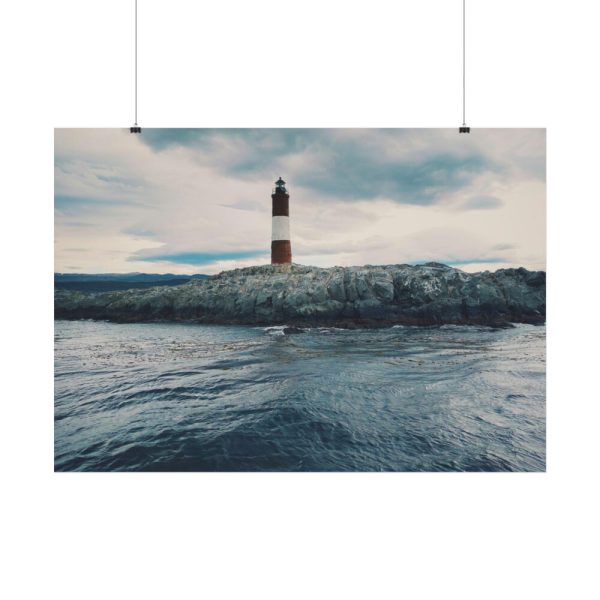 92408-1223.jpg Antarctic Lighthouse Tierra Del Fuego South America Poster