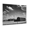 Black and White Barn Poster