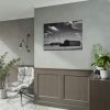 Black and White Barn Poster