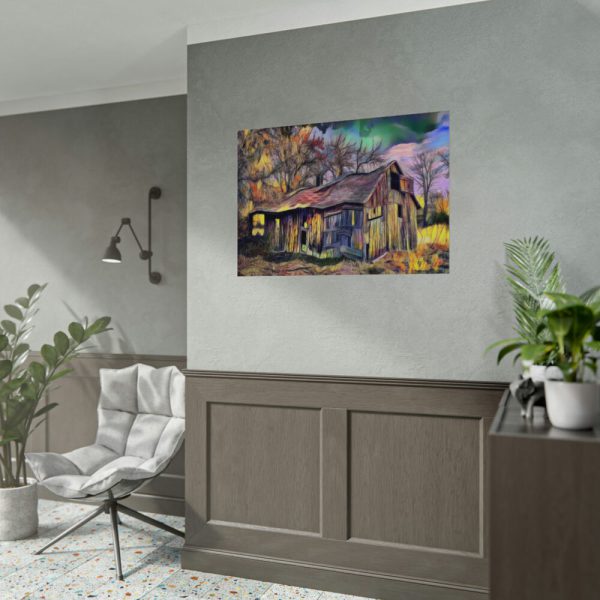 92408-1276.jpg Shed Shack House Woden Poster