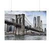 92408-1293.jpg Brooklyn Bridge, New York Poster