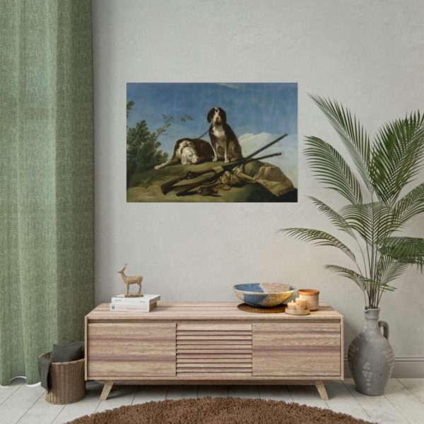 Hunting Dogs by Francisco Goya Poster