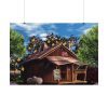 92408-1303.jpg House Shack Hut Cabin Poster