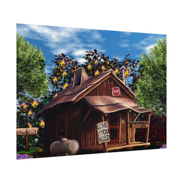 92408-1304.jpg House Shack Hut Cabin Poster