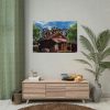 92408-1305.jpg House Shack Hut Cabin Poster