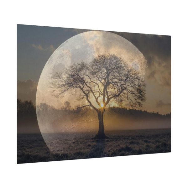 Moon Tree Atmosphere Poster