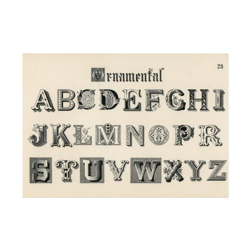 92408-1377.jpg Draughtsman's Alphabets by Hermann Esser Poster