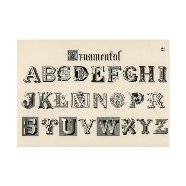 92408-1377.jpg Draughtsman's Alphabets by Hermann Esser Poster