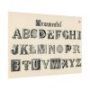 92408-1379.jpg Draughtsman's Alphabets by Hermann Esser Poster