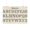 92408-1388.jpg Rustic Draughtsman's Alphabets by Hermann Esser Poster