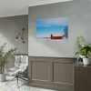 92408-1416.jpg Red Barn in the Winter Poster