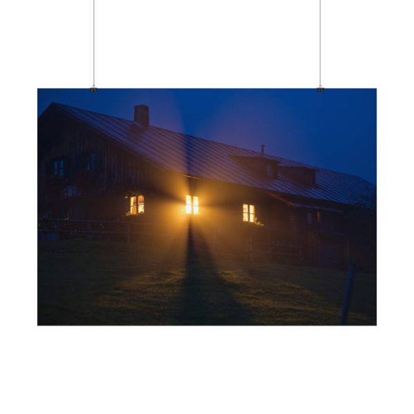92408-1423.jpg Cabin in the Fog Poster