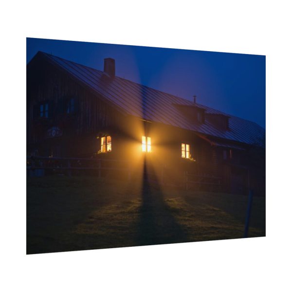 92408-1424.jpg Cabin in the Fog Poster