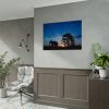 92408-246.jpg Elephant and Sunset Poster