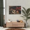 92408-25.jpg A Couple of Foxhounds with a Terrier by William Barraud Poster