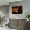92408-256.jpg Elephant and Yellow Sky Poster
