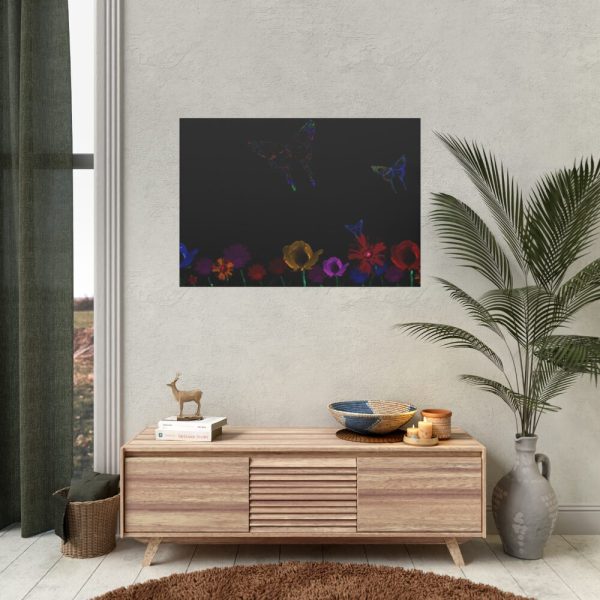 92408-37.jpg Abstract Floral Butterfly Design Poster