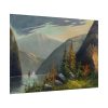 Mountain Lake Landscape Poster