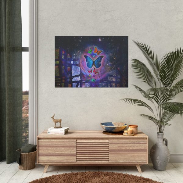 92408-40.jpg Butterfly Abstract Colorful Design Poster