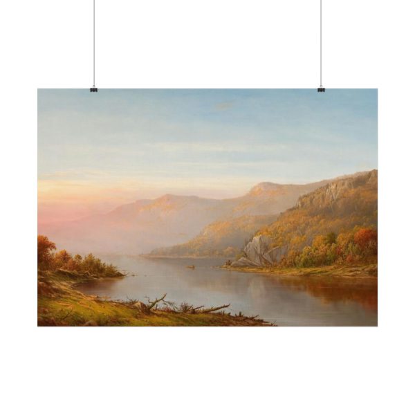 92408-403.jpg Autumn On the Hudson River by Jasper Francis Cropsey Poster