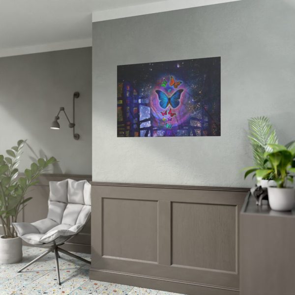 92408-41.jpg Butterfly Abstract Colorful Design Poster
