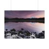 92408-443.jpg Snowy Mountains Over Lake Poster