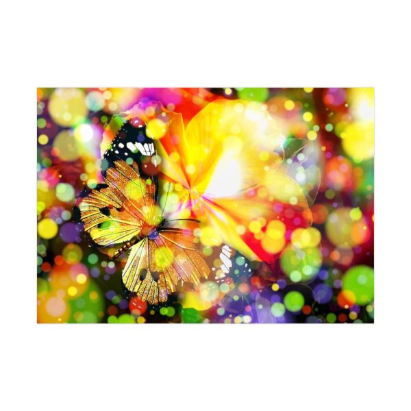 92408-45.jpg Butterfly Bokeh Magic Dream Poster