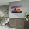 92408-451.jpg Snowcapped Mountain Peak on a Cloudy Sunrise in Matterhorn Poster