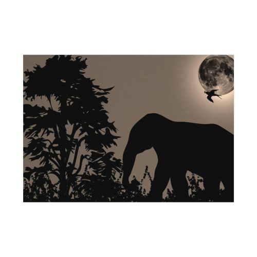 92408-482.jpg Moon Against Light Sky Poster