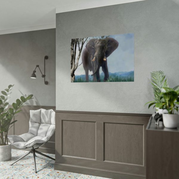 92408-491.jpg Art Painting Elephant Nature Poster