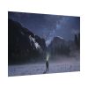 92408-509.jpg Person Facing Towards Snow Mountains Poster