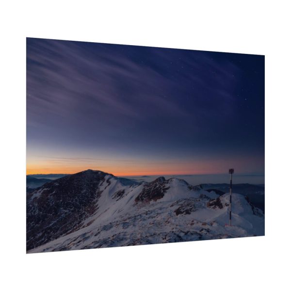 92408-514.jpg Snow Covered Ciucas Peak Poster