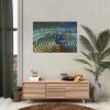 92408-52.jpg Butterfly on Collage Rings Poster