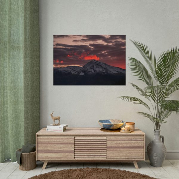 92408-520.jpg Mountain Under Cloudy Skies at Daytime Poster