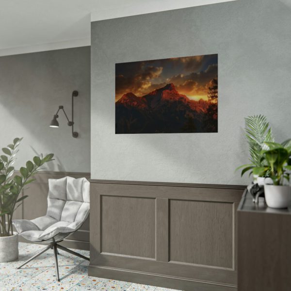 92408-571.jpg Mountain and Colors in the Sky Poster