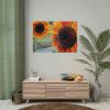 92408-605.jpg Colorful Orange Sunflower Poster