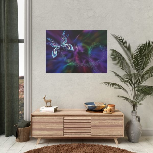 Abstract Fractal Butterfly Fantasy Poster