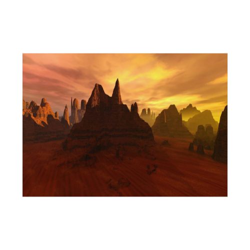 92408-622.jpg Desert, Mountains and Sky Poster