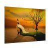 92408-634.jpg Woman in Desert on the Sand Poster