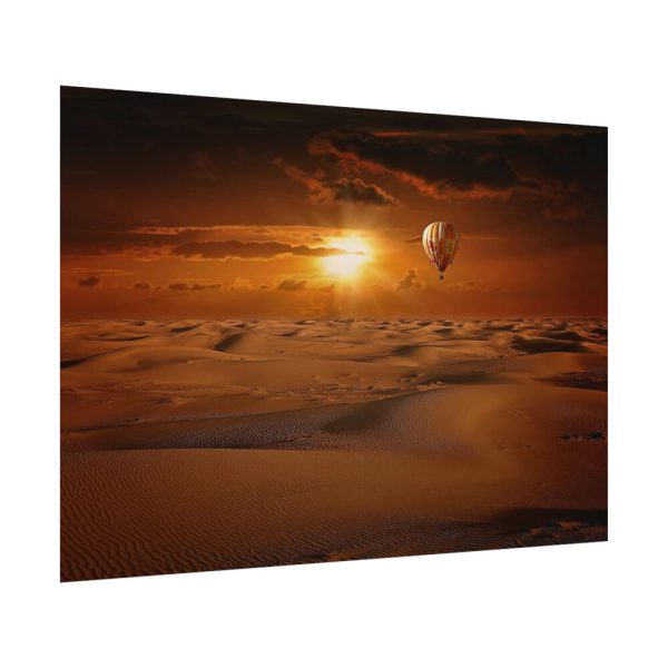 92408-639.jpg Hot Air Balloon in Desert Poster