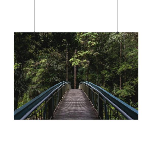 92408-678.jpg Bridge in the Forest Poster