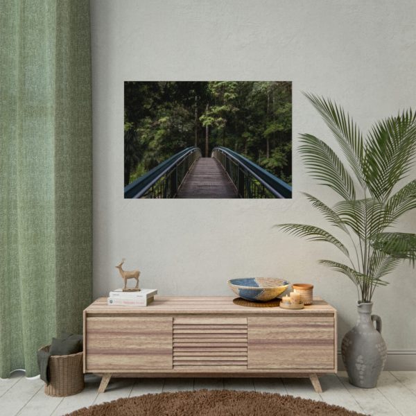 92408-680.jpg Bridge in the Forest Poster