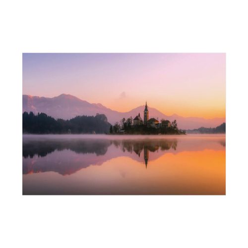 Bled in Slovenia, Church on the Island Poster